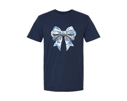 brand:Generic|color:Navy|Bow Bow T Shirt Design Graphic T-Shirt
