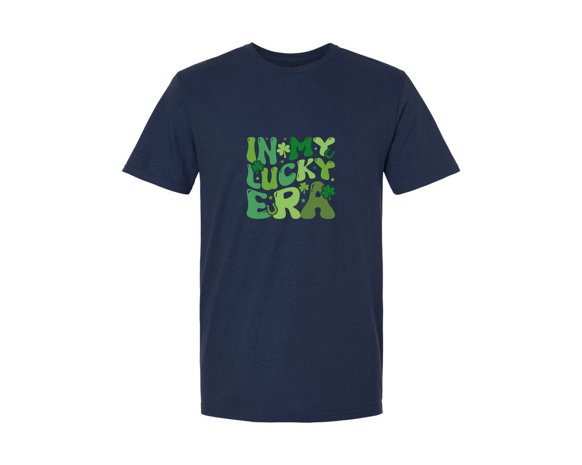 brand:Generic|color:Navy|St Patricks Day In My Lucky Era Shirt Graphic T-Shirt