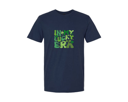 brand:Generic|color:Navy|St Patricks Day In My Lucky Era Shirt Graphic T-Shirt