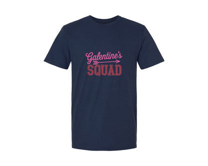brand:Generic|color:Navy|Galentines Squad Arrow Design Graphic T-Shirt