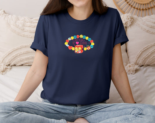 Preppy 100 Days School Pencil Coquette Graphic T-Shirt