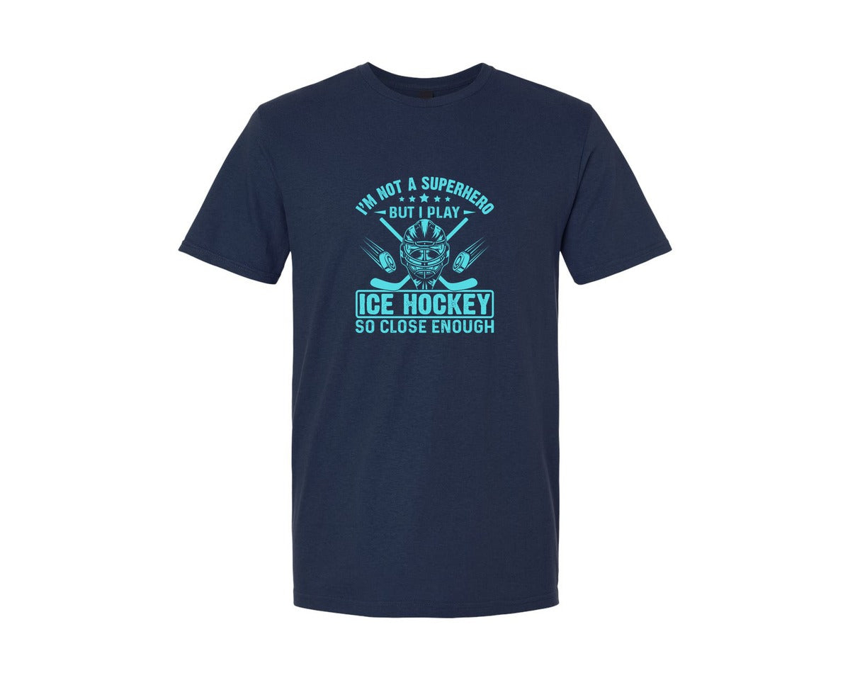 brand:Generic|color:Navy|Ice Hockey Winter Sportst Shirt Design 20 Graphic T-Shirt