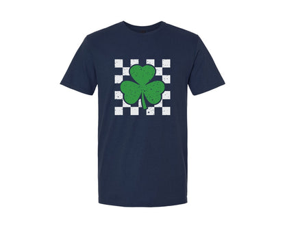 brand:Generic|color:Navy|Lucky Mama Retro St Patricks Day 2 Graphic T-Shirt