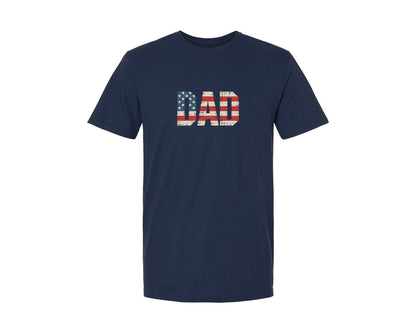 brand:Generic|color:Navy|Fathers Day 4Th Of July Dad Shirt Graphic T-Shirt