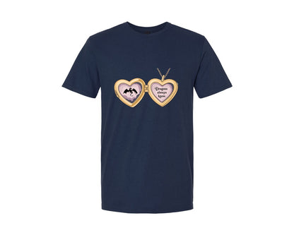 brand:Generic|color:Navy|Dragons Always Know Fantasy Locket Graphic T-Shirt