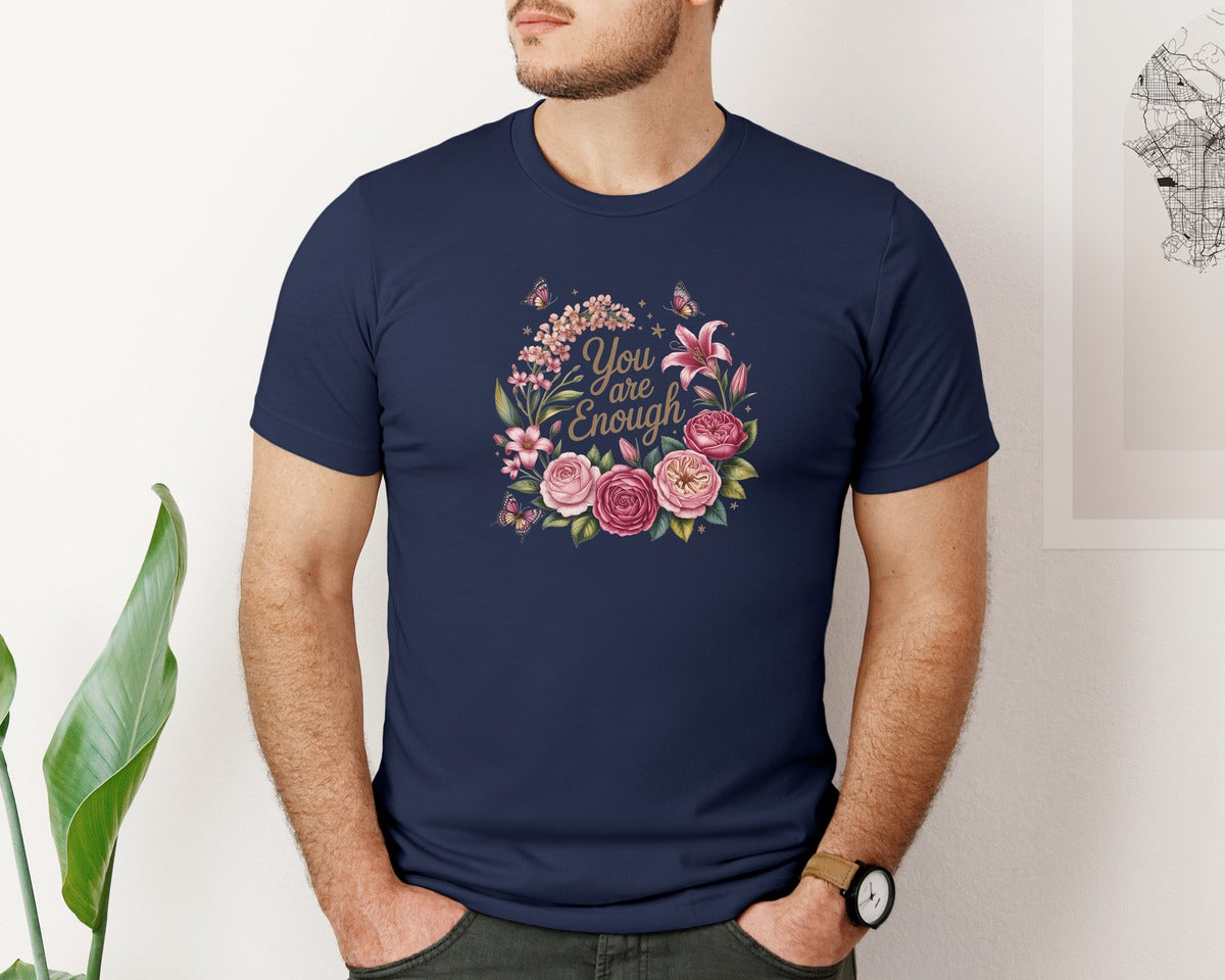 brand:Bella Canvas|color:Navy|Inspirational Quotes 3 Graphic T-Shirt