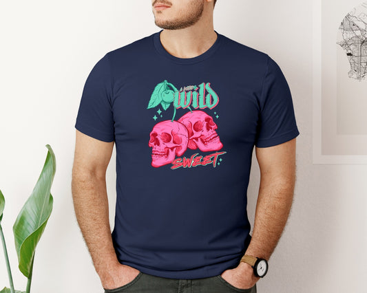 A Little Wild Sweet Skull File 2 Graphic T-Shirt
