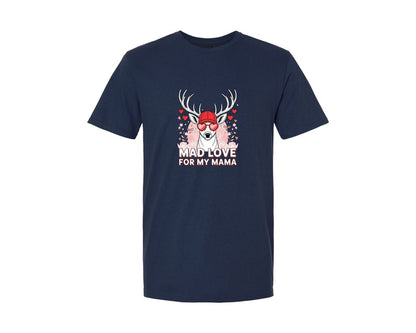 brand:Generic|color:Navy|Boys Valentines Mad Love For Mama P 2 Graphic T-Shirt
