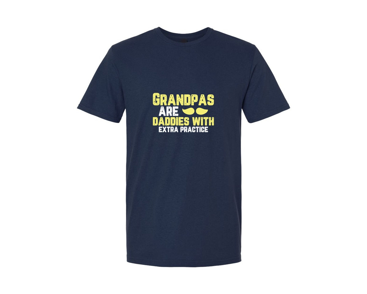 brand:Generic|color:Navy|Grandpas Daddies T Shirt Crafts Graphic T-Shirt