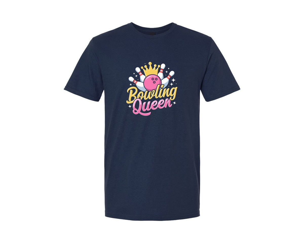 brand:Generic|color:Navy|Bowling Graphic Graphic T-Shirt