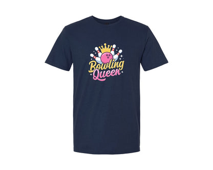 brand:Generic|color:Navy|Bowling Graphic Graphic T-Shirt