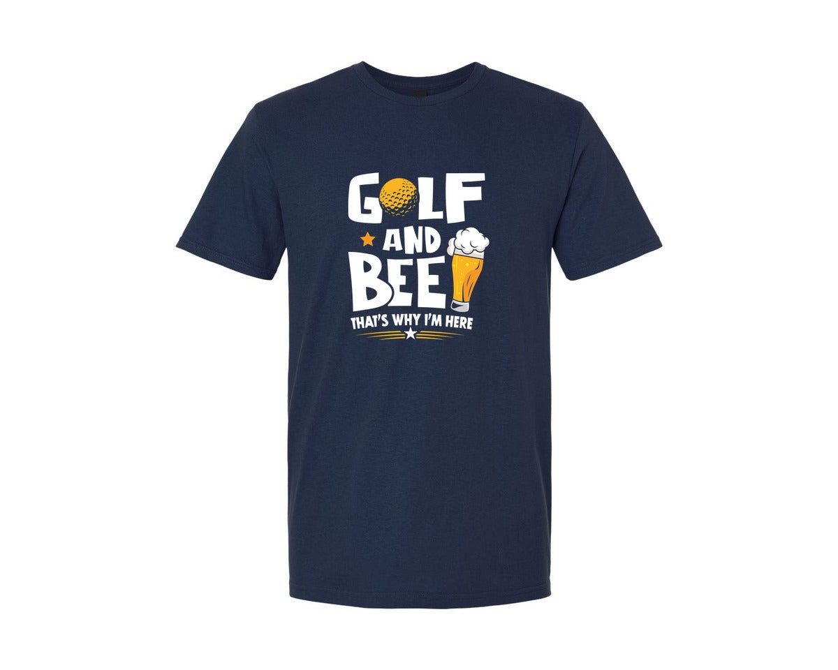brand:Generic|color:Navy|Funny Golf Beer Lover T Shirt Desin Graphic T-Shirt