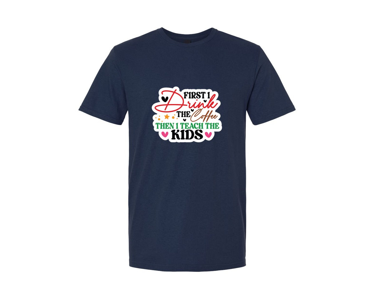 brand:Generic|color:Navy|Teacher Stickers Vol 9 Graphic T-Shirt