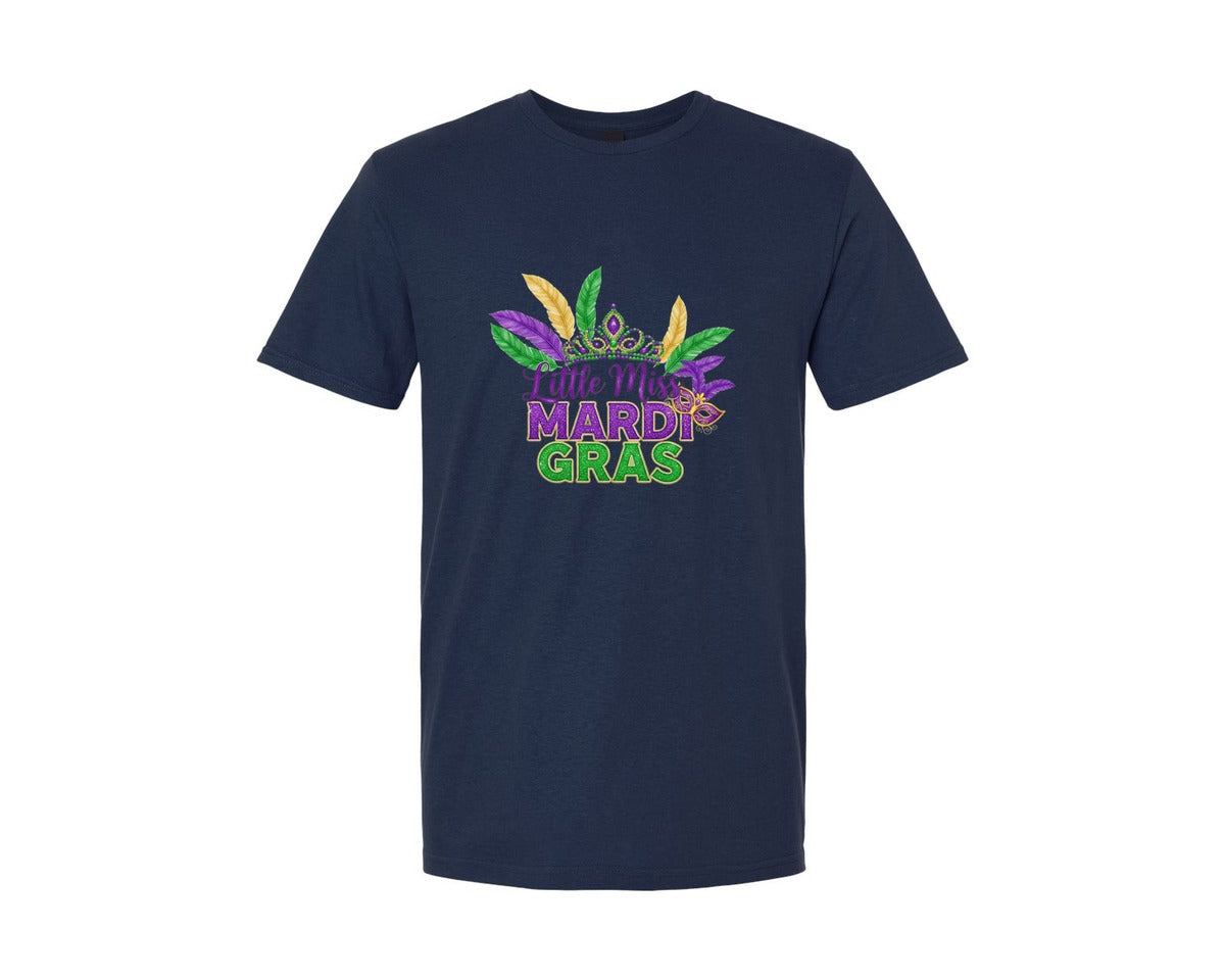 brand:Generic|color:Navy|Mardi Gras 47 Graphic T-Shirt