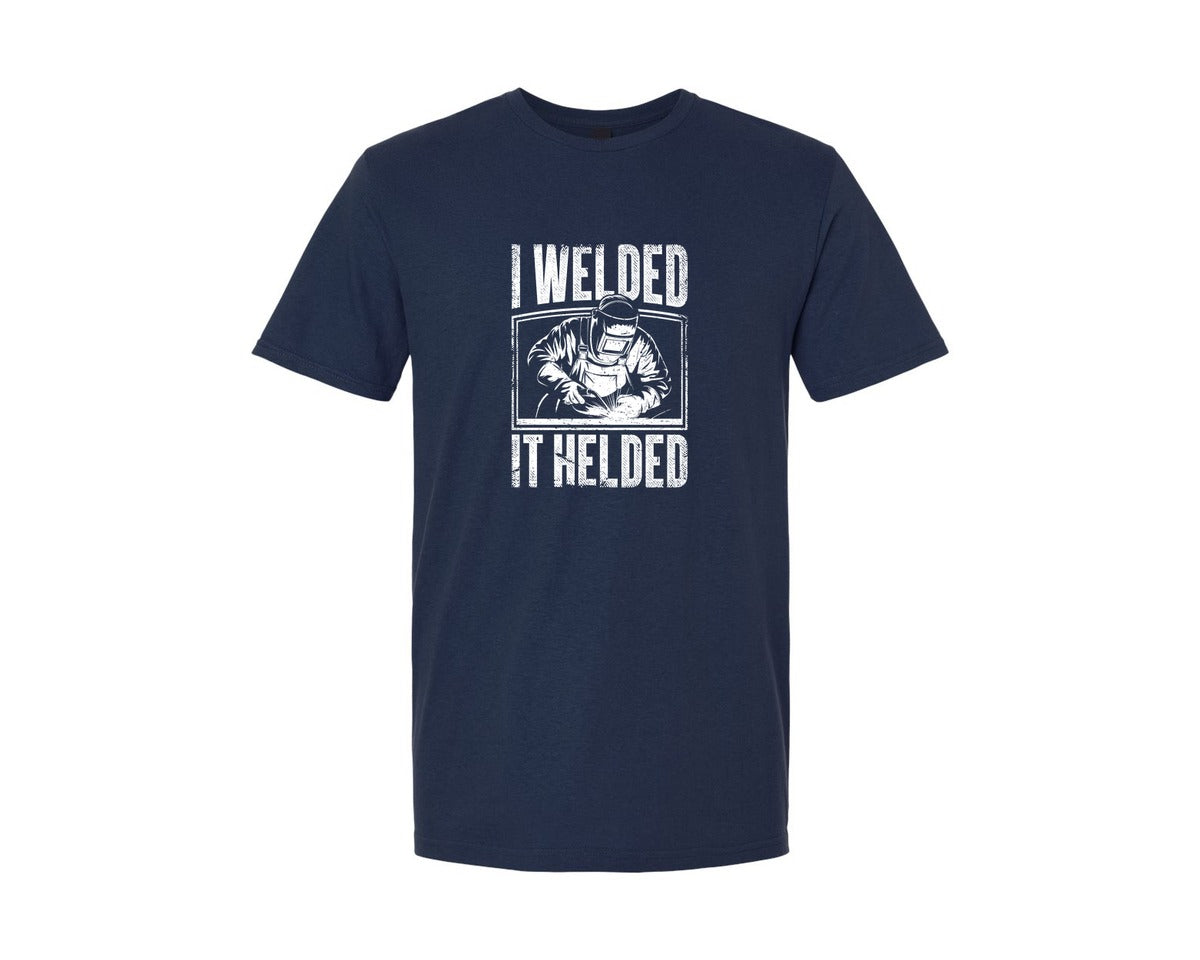 brand:Generic|color:Navy|I Welded It Helded Career T Shirt Graphic T-Shirt