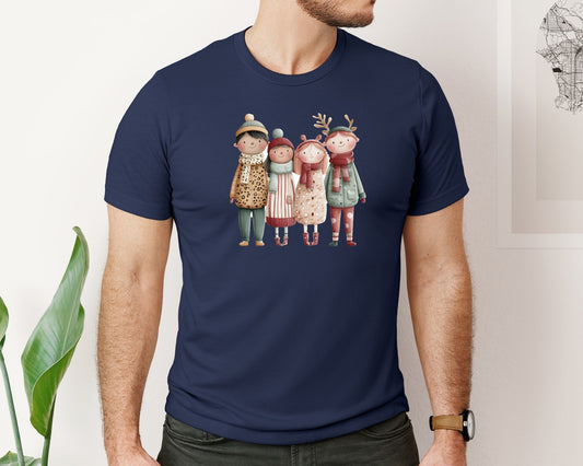 Whimsical Winter Christmas Girl 11 Graphic T-Shirt
