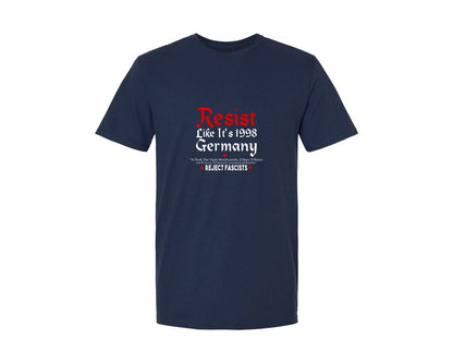 brand:Generic|color:Navy|Resist Shirt Feminist T Shirt Strong W 2 Graphic T-Shirt