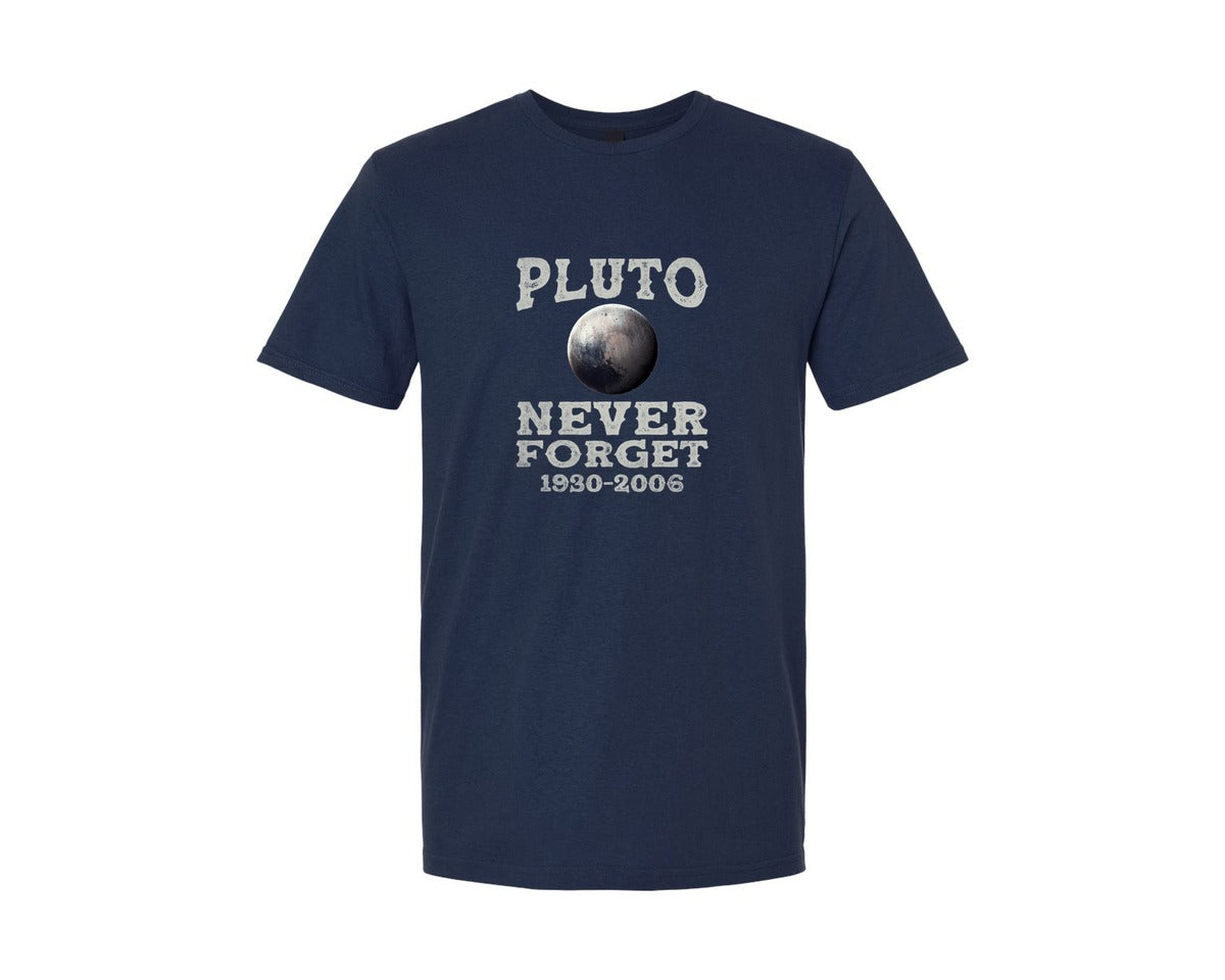 brand:Generic|color:Navy|Pluto Never Forget T Shirt 2 Graphic T-Shirt