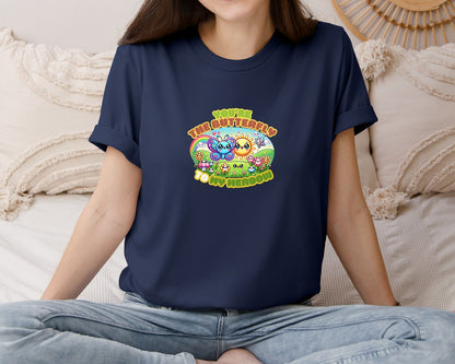 brand:Bella Canvas|color:Navy|Animal Pun Funny Valentine Graphic T-Shirt