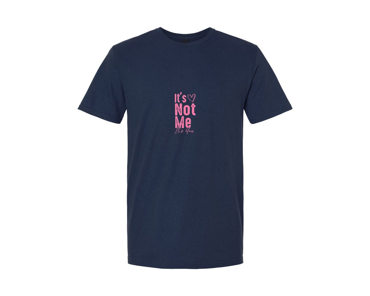 brand:Generic|color:Navy|Valentine Its Not Me Its You Graphic T-Shirt