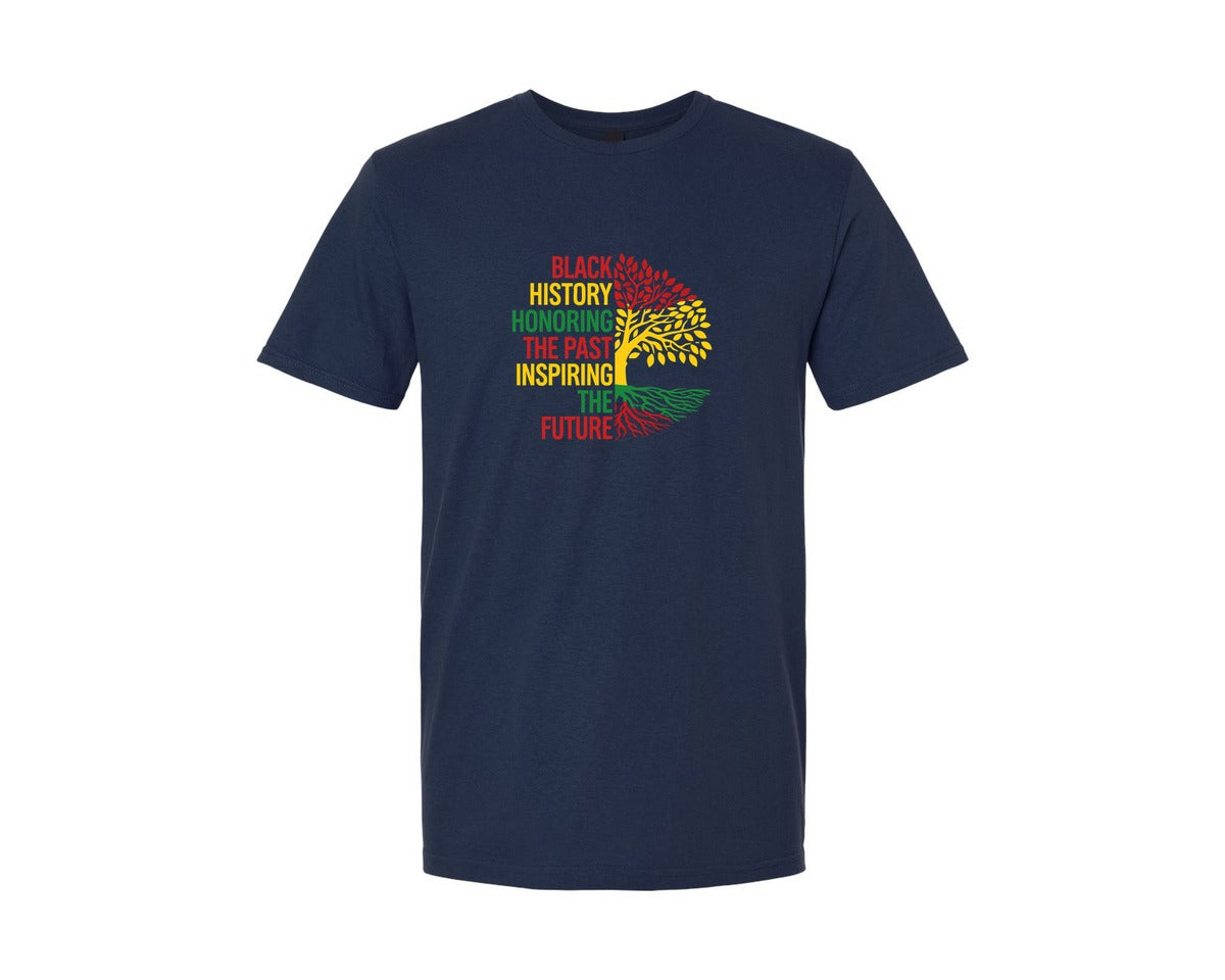 brand:Generic|color:Navy|Honor Black History Month T Shirt Graphic T-Shirt
