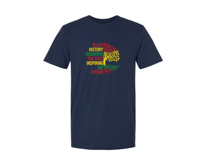 brand:Generic|color:Navy|Honor Black History Month T Shirt Graphic T-Shirt