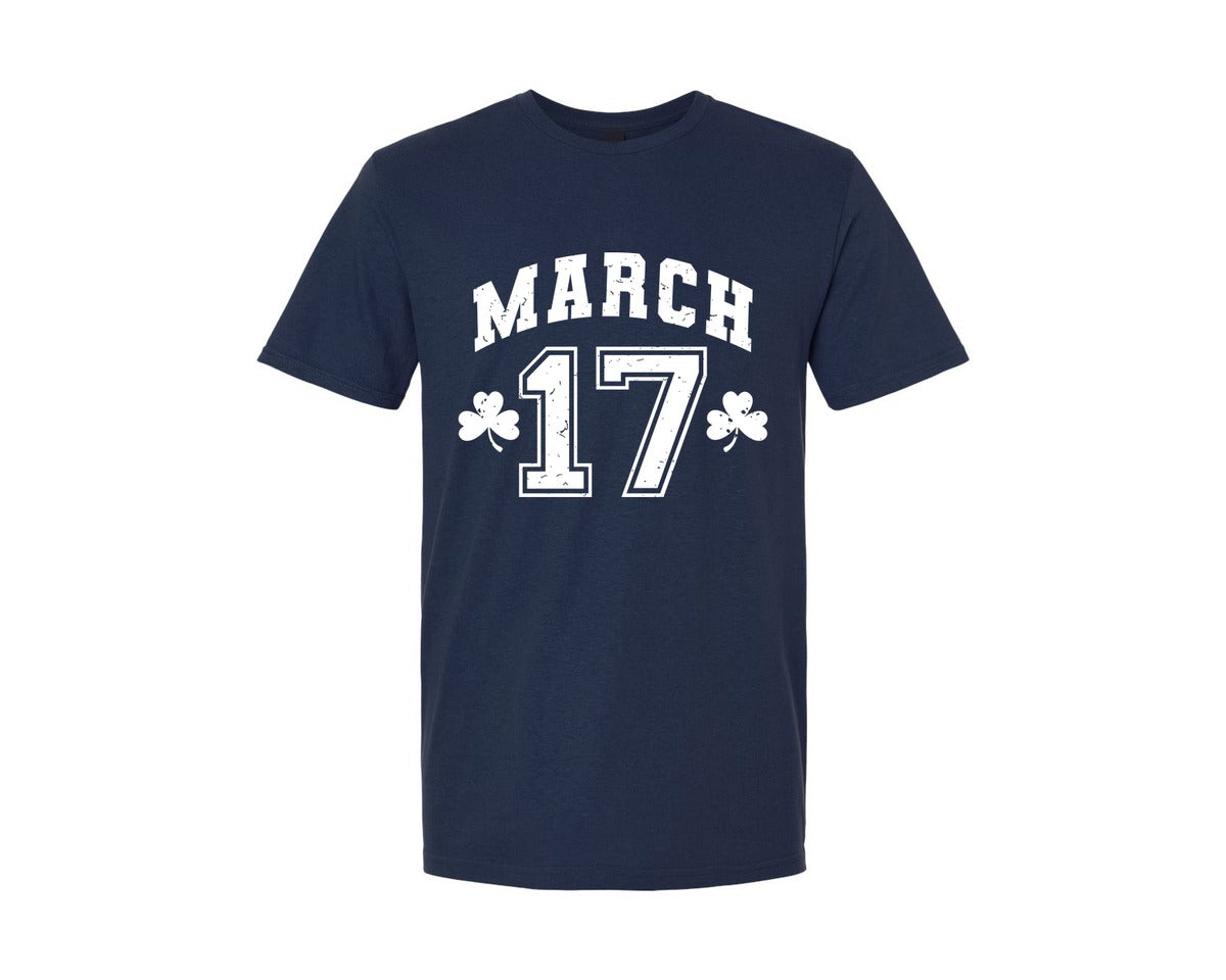 brand:Generic|color:Navy|March 17 Graphic T-Shirt
