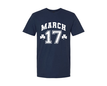 brand:Generic|color:Navy|March 17 Graphic T-Shirt