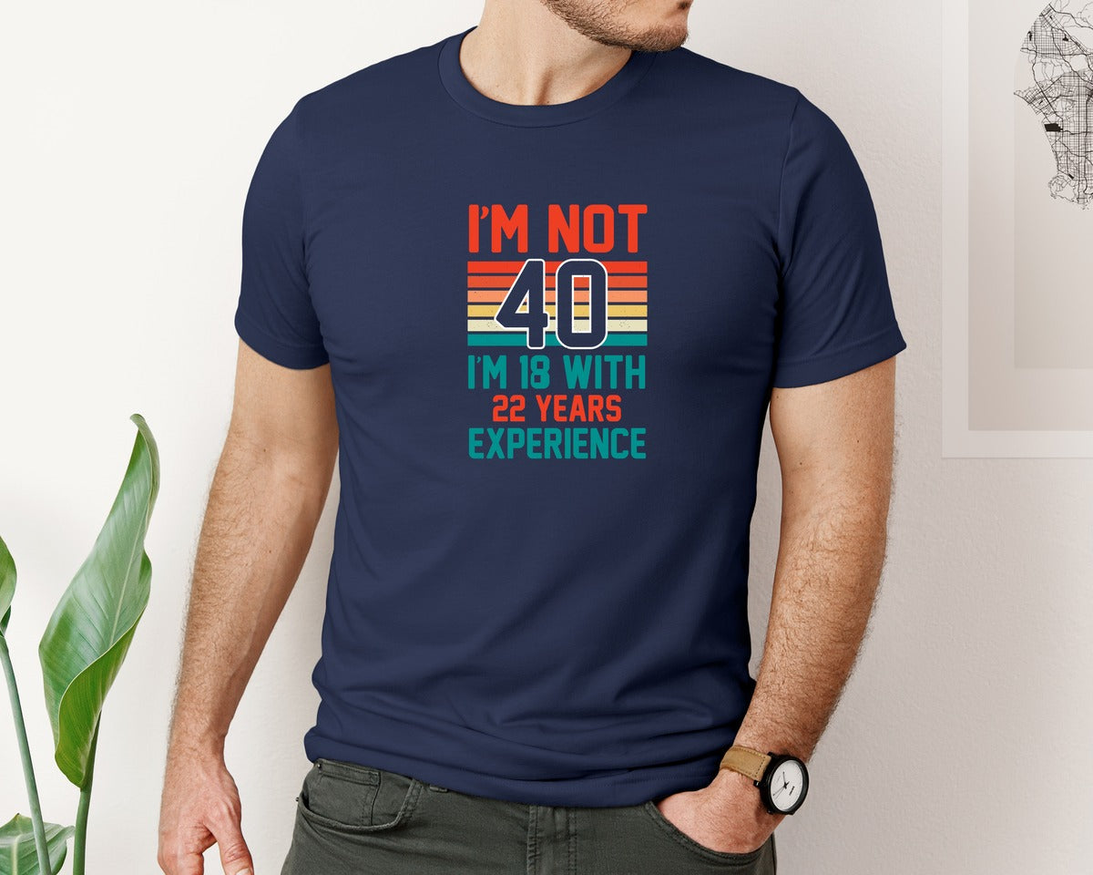 brand:Bella Canvas|color:Navy|Funny Birthday T Shirts Vintage T Shirt Graphic T-Shirt