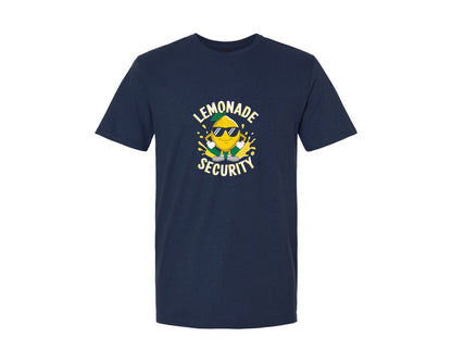 brand:Generic|color:Navy|Lemonade Security T Shirt Design 2 Graphic T-Shirt
