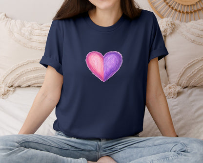brand:Bella Canvas|color:Navy|Fear Not For I Am With You Pngcross Graphic T-Shirt