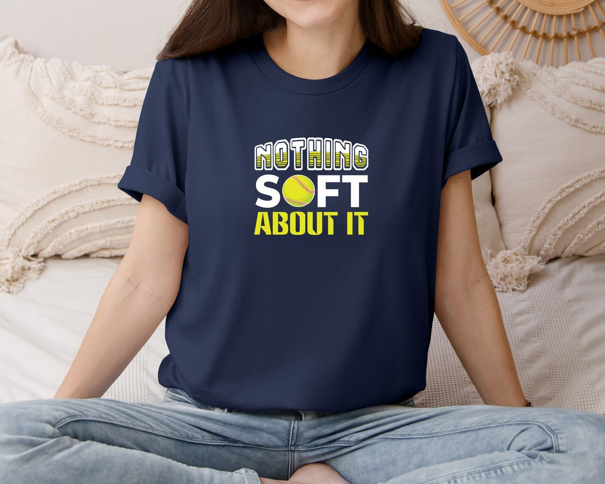 brand:Bella Canvas|color:Navy|Softball Tshirt Design Graphic Vector 13 Graphic T-Shirt