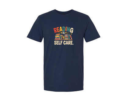 brand:Generic|color:Navy|Reading Is Self Care Book Lover T Shirt Graphic T-Shirt