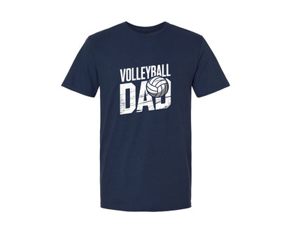 brand:Generic|color:Navy|Volleyball Dad Fathers Day 3 Graphic T-Shirt