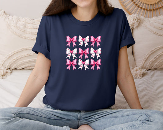 Coquette Pink Bow 15 Graphic T-Shirt