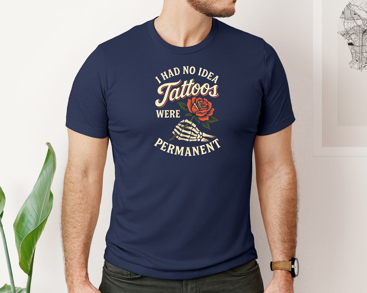 brand:Bella Canvas|color:Navy|Sarcastic Skeleton Retro Funny Graphic T-Shirt