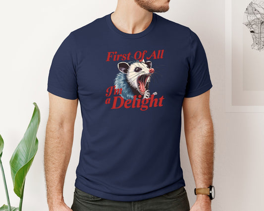 Funny Screaming Opossum Quote 2 Graphic T-Shirt
