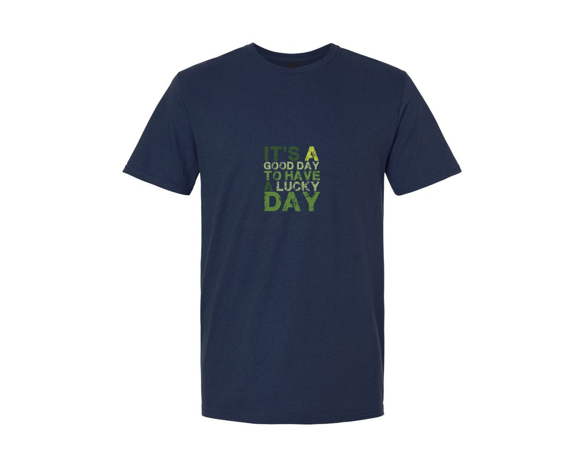 brand:Generic|color:Navy|Its A Good Day To Have A Lucky Day 29 Graphic T-Shirt