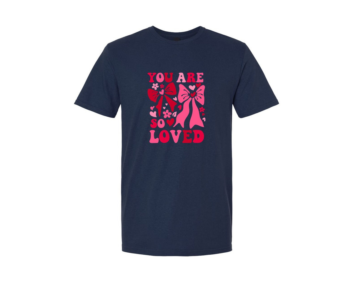 brand:Generic|color:Navy|Valentines Day Boho Christian Graphic T-Shirt