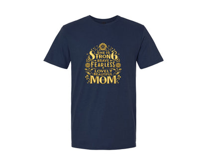 brand:Generic|color:Navy|She Is Mom Mothers Day Mom Life Graphic T-Shirt