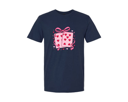 brand:Generic|color:Navy|Valentine 6 7 Graphic T-Shirt