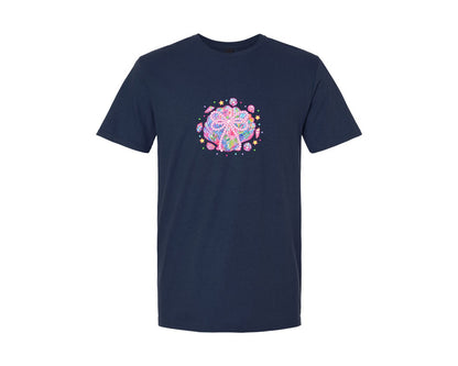 brand:Generic|color:Navy|Preppy Summer Seashell Clam Coquette 2 Graphic T-Shirt