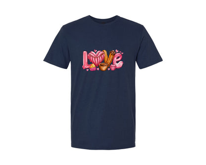 brand:Generic|color:Navy|Love Concha Pan Dulce 3 Graphic T-Shirt