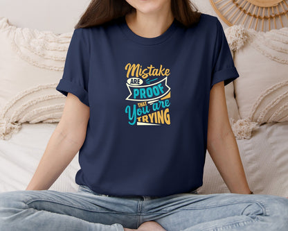 brand:Bella Canvas|color:Navy|Motivational Tshirt Design 3 Graphic T-Shirt