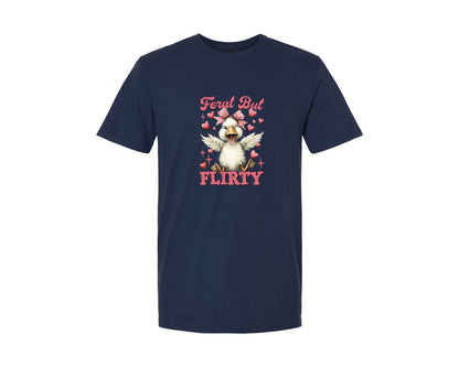 brand:Generic|color:Navy|Funny Valentines Day Goose 3 Graphic T-Shirt