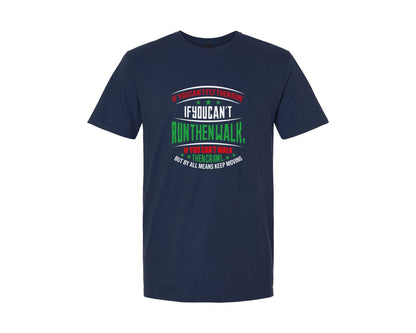 brand:Generic|color:Navy|If You Cant Fly Then Run If You Cant 4 Graphic T-Shirt