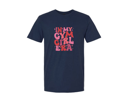 brand:Generic|color:Navy|In My Gym Girl Era T Shirt Design Graphic T-Shirt