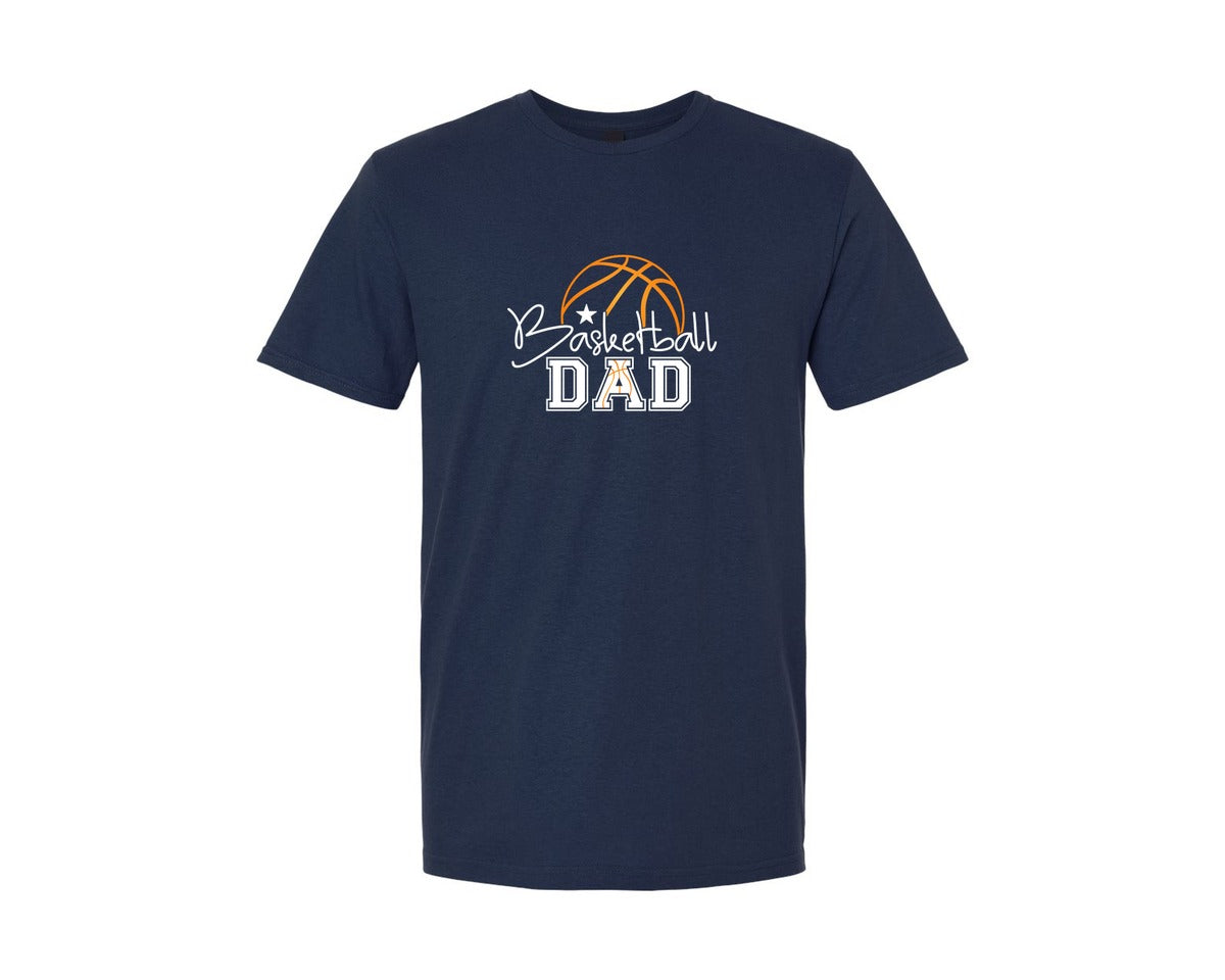 brand:Generic|color:Navy|Basketball Dad T Shirt Design 11 Graphic T-Shirt