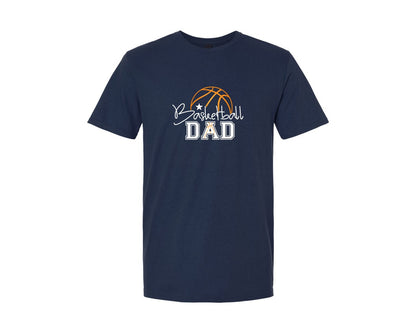 brand:Generic|color:Navy|Basketball Dad T Shirt Design 11 Graphic T-Shirt