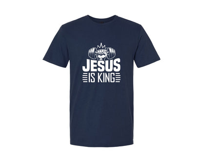 brand:Generic|color:Navy|Jesus Is King Shirt Gym And Jesus Graphic T-Shirt